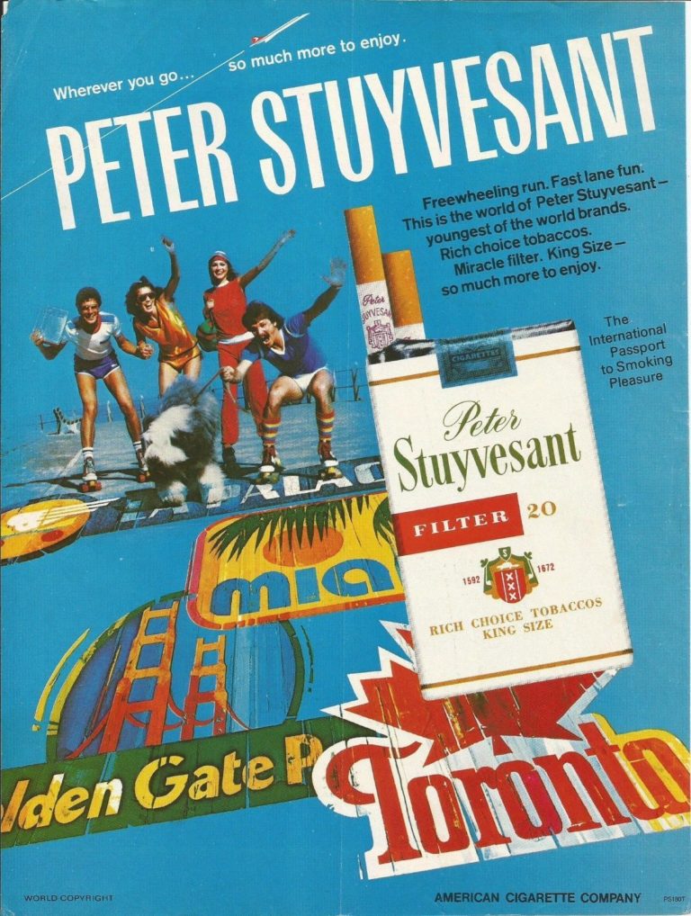 Pub Peter Stuyvesant 1982 Echoretro